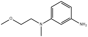 N1-(2-Methoxyethyl)-N1-methylbenzene-1,3-diamine 结构式