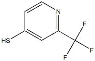 2-(三氟甲基)吡啶-4-硫醇 结构式