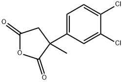 3-(3,4-dichlorophenyl)-3-methyloxolane-2,5-dione 结构式