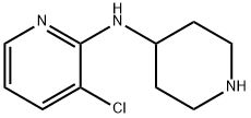 3-chloro-N-(piperidin-4-yl)pyridin-2-amine 结构式