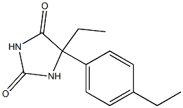 5-ethyl-5-(4-ethylphenyl)imidazolidine-2,4-dione 结构式