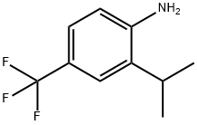 2-异丙基-4-(三氟甲基)苯胺 结构式