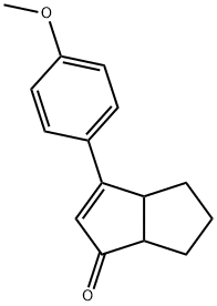 3-(4-methoxyphenyl)-4,5,6,6a-tetrahydropentalen-1(3aH)-one 结构式