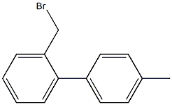 2-(溴甲基)-4'-甲基-1,1'-联苯 结构式