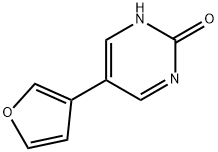 2-Hydroxy-5-(3-furyl)pyrimidine 结构式