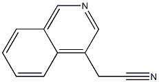 2-(isoquinolin-4-yl)acetonitrile 结构式