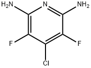 4-Chloro-3,5-difluoro-pyridine-2,6-diamine 结构式
