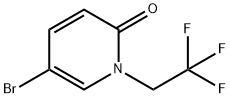 5-溴-1-(2,2,2,-三氟乙酯-吡啶酮 结构式