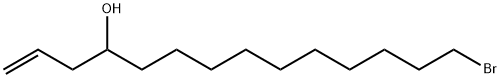 14-bromotetradec-1-en-4-ol 结构式