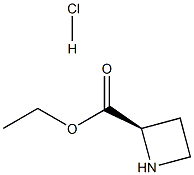 R-2-氮杂环丁烷-1-羧酸乙酯盐酸盐 结构式