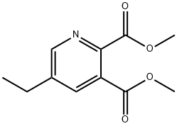 dimethyl 5-ethylpyridine-2,3-dicarboxylate 结构式
