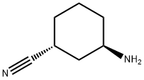 (1R,3R)-3-氨基环己烷-1-腈 结构式