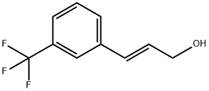 (E)-3-(3-三氟甲基苯基)-2-丙烯-1-醇 结构式