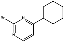 2-Bromo-4-(cyclohexyl)pyrimidine 结构式