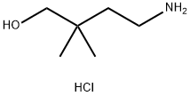 4-氨基-2,2-二甲基丁-1-醇盐酸盐 结构式