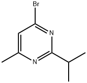 4-溴-6-甲基-2-(丙烷-2-基)嘧啶 结构式