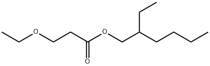 Propanoic acid, 3-ethoxy-, 2-ethylhexyl ester 结构式