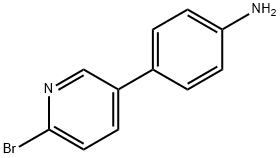 2-Bromo-5-(4-aminophenyl)pyridine 结构式