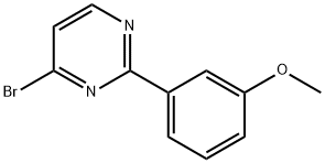 4-Bromo-2-(3-methoxyphenyl)pyrimidine 结构式