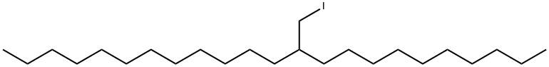 1-碘-2-癸基十四烷 结构式