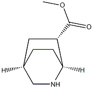 (1S,4R,6S)-Methyl 2-azabicyclo[2.2.2]octane-6-carboxylate 结构式