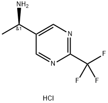 (R)-1-(2-(trifluoromethyl)pyrimidin-5-yl)ethan-1-amine 结构式