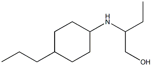 2-[(4-propylcyclohexyl)amino]butan-1-ol 结构式