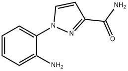 1-(2-氨基苯基)-1H-吡唑-3-甲酰胺 结构式