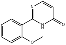4-Hydroxy-2-(2-methoxyphenyl)pyrimidine 结构式