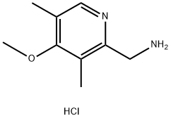 4-甲氧基-3,5-二甲基-2-吡啶甲胺 结构式