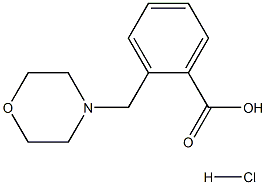 2-(morpholin-4-ylmethyl)benzoic acid hydrochloride 结构式