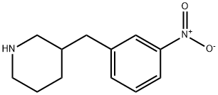 Piperidine, 3-[(3-nitrophenyl)methyl]- 结构式