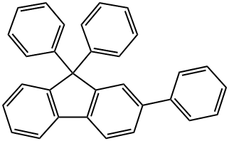 2,9,9-三苯基-9H-芴 结构式