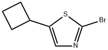 2-BROMO-5-CYCLOBUTYLTHIAZOLE 结构式