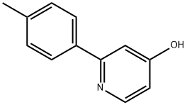 4-Hydroxy-2-(4-tolyl)pyridine 结构式