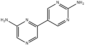 2-Amino-6-(5-pyrimidyl)pyrazine 结构式