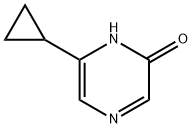 6-环丙基吡嗪-2(1H)-酮 结构式
