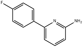 6-(4-氟苯基)吡啶-2-胺 结构式
