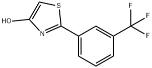 2-(3-Trifluoromethylphenyl)-4-hydroxythiazole 结构式