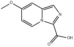 7-甲氧基咪唑并[1,5-A]吡啶-3-甲酸 结构式
