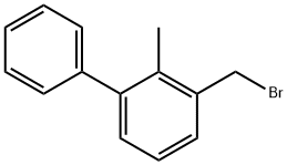 1-(bromomethyl)-2-methyl-3-phenylbenzene 结构式