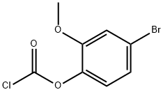 Carbonochloridic acid, 4-bromo-2-methoxyphenyl ester 结构式