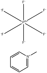 1-甲基吡啶鎓六氟磷酸盐 结构式