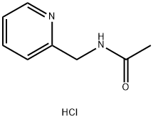 N-(吡啶-2-基甲基)乙酰胺盐酸盐 结构式