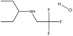 (戊烷-3-基)(2,2,2-三氟乙基)胺盐酸 结构式