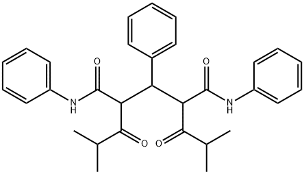 2,4-diisobutyryl-N1,N5,3-triphenylpentanediamide 结构式