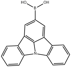 Boronic acid,B-indolo
[3,2,1-jk]carbazol-2-yl- 结构式