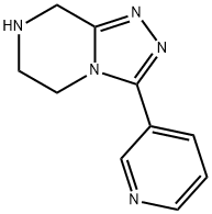 3-(吡啶-3-基)-5,6,7,8-四氢-[1,2,4]三唑并[4,3-A]吡嗪 结构式