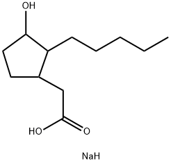 四氢茉莉酸钠 结构式