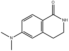 6-(二甲氨基)-3,4-二氢异喹啉-1(2H)-酮 结构式